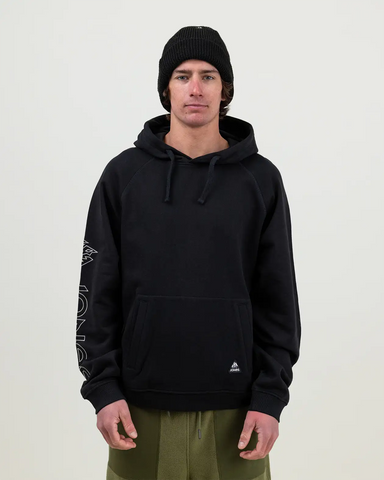 JONES HOODIE TRUCKEE ORG COT STEALTH BLACK