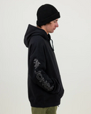 JONES HOODIE TRUCKEE ORG COT STEALTH BLACK