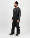 JONES PNT M'S MTN SURF RC BIB STEALTH BLACK