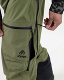 JONES PNT M'S MTN SURF RC BIB MOSS GREEN