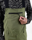JONES PNT M'S MTN SURF RC BIB MOSS GREEN