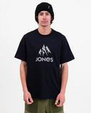JONES TEE TRUCKEE ORG COT STEALTH BLACK