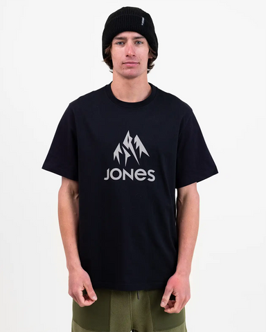 JONES TEE TRUCKEE ORG COT STEALTH BLACK