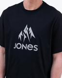 JONES TEE TRUCKEE ORG COT STEALTH BLACK