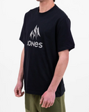 JONES TEE TRUCKEE ORG COT STEALTH BLACK