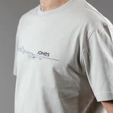 JONES TEE FLAGSHIP ORG COT TEE SMOKE GRAY